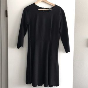 Lulu’s Scallop Hem Cumulonimbus Clouds Dress